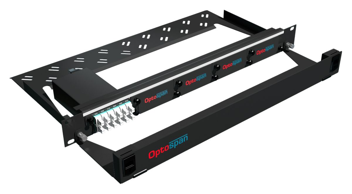 24 Port Fiber Optic Patch Panel 1U Multimode OM4 MTP-LC (EPM4-LDZVZD-1AT)