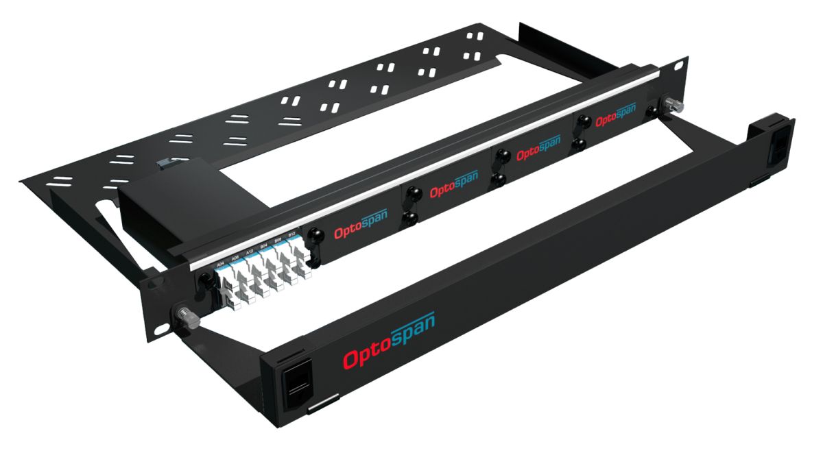 24 Port 1U Fiber Optic Patch Panel Single mode MTP-LC (EPM9-LDZVZD-1AT)