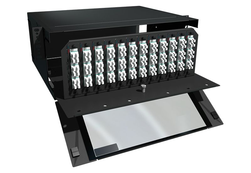 288 Port LC LGX Fiber Patch Panel 4U Rack Mount Multimode (HPP3-LDGX00-4XF)