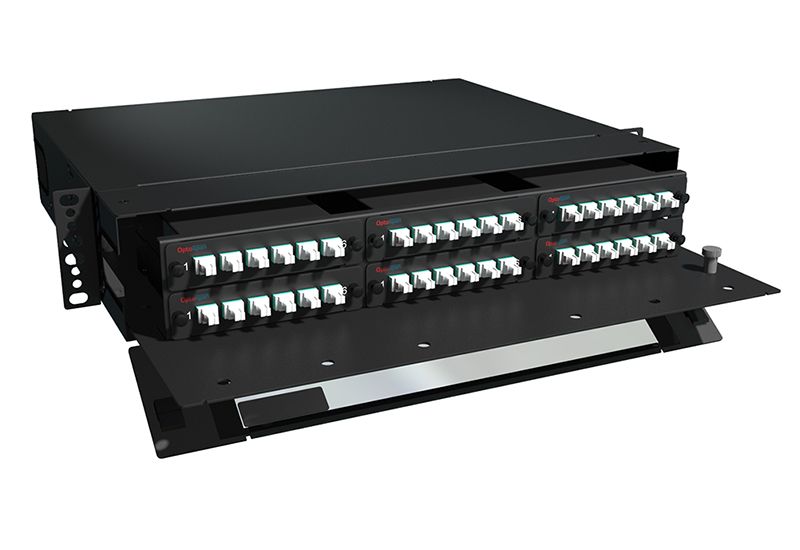 2U LGX Fiber Patch Panel 72 Port LC-MTP Multimode (HPQ3-LDAVZH-2AF)