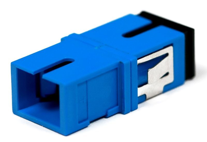 SC-SC Fiber Optic Adapter Simplex Single-mode Blue No Flange (OASS-SFSSFS-NXD)