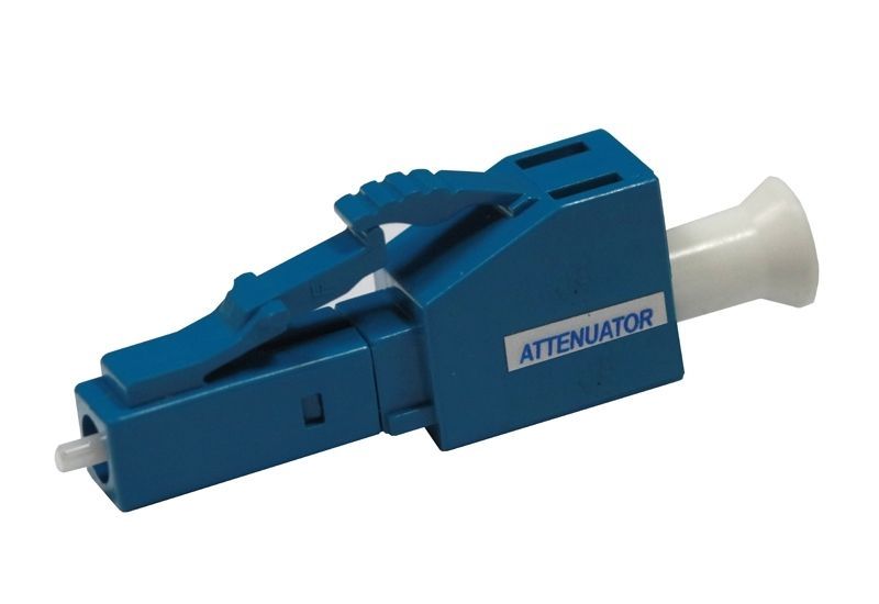 Attenuatore Per Fibra Ottica LC/UPC -5dB - Connettore In ABS, Ceramica E Acciaio, Perdita Di Ritorno >55dB, Per Reti Monomodali 1310-1550nm