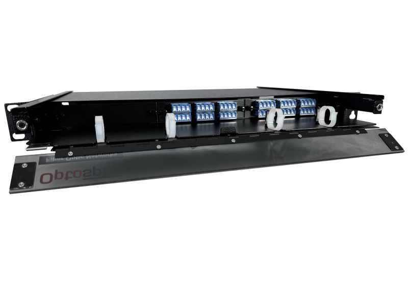 48 Fiber LC Adapter Single-mode 1U RM-36 Rack Mount Splice/Termination Panel (SPP9-LDWLDW-1ST)