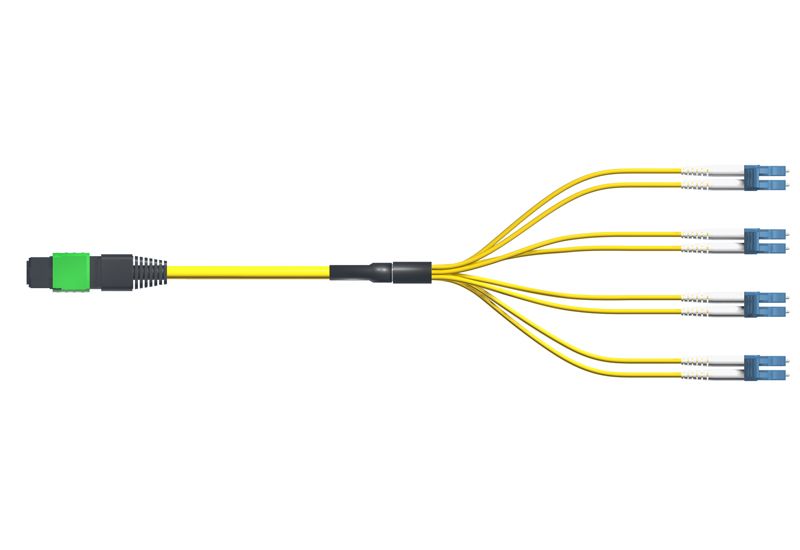 OptoSpan MBLC-FS208NXP01 OS2 Plenum MTP Fanout Cable w/FiberShield - Thumbnail 2