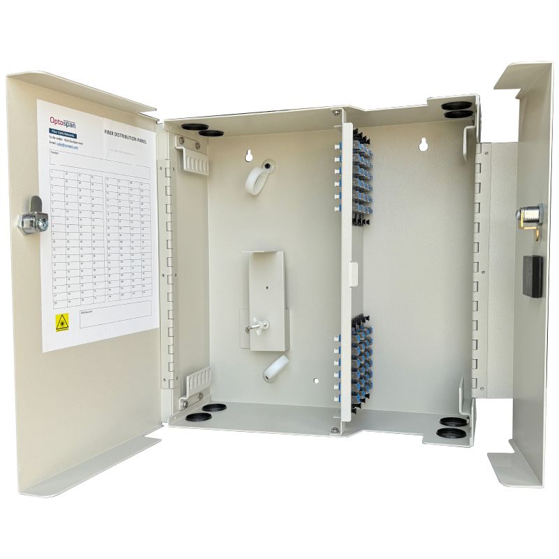 96 Fiber LC Adapter Multimode WM-96 Wall Mount Splice/Termination Panel (WPP4-LDBLDB-2ST)