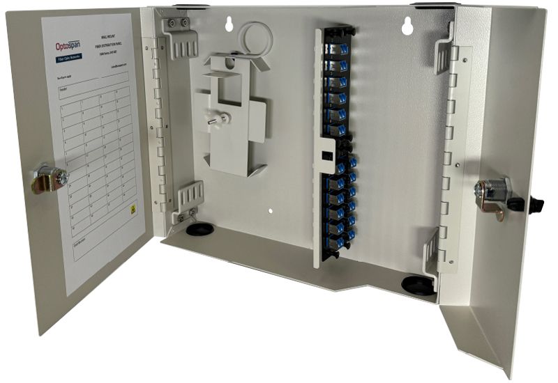 36 Fiber MTP-LC Cassette Multimode WM-48 Wall Mount Distribution Panel (WPQ4-LDVVZR-1XT)