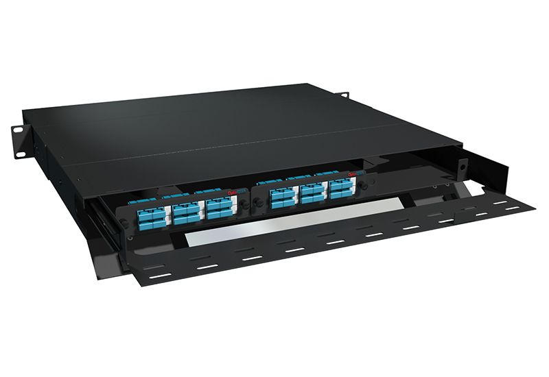 24 Port LGX Fiber Patch Panel SC 1U Rack Mount Single mode (HPP9-SDZSDZ-1XF)