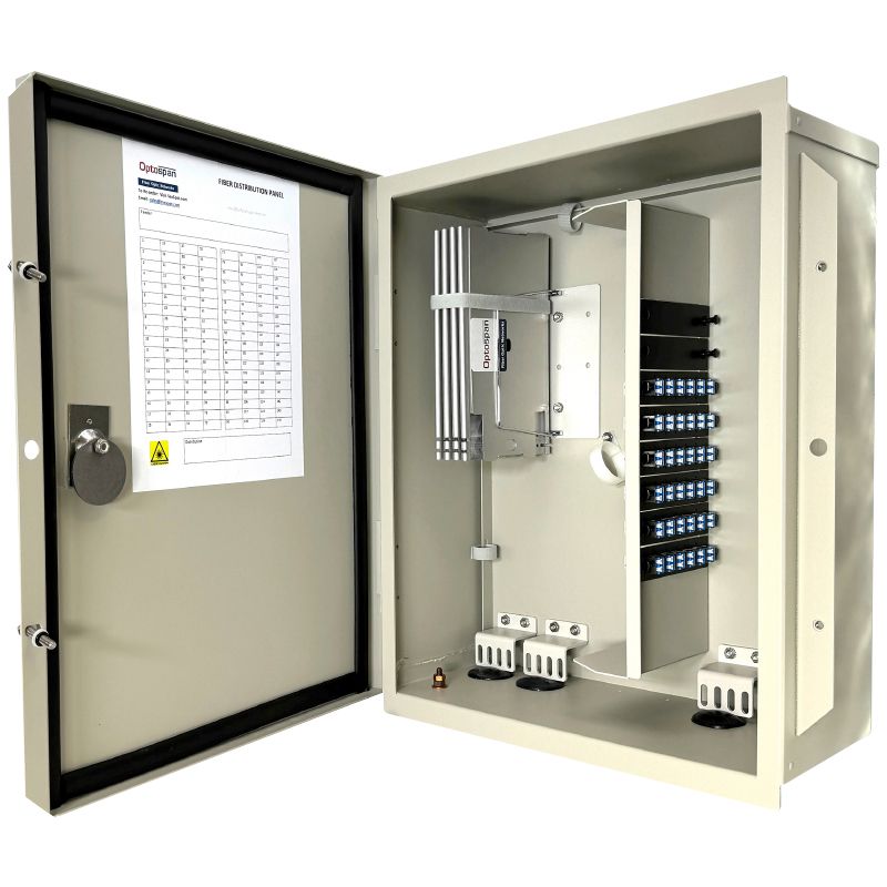 72 Fiber LC Adapter Single-mode NP-96 Outdoor Waterproof Patch Panel (NPP9-LDALDA-2XT)