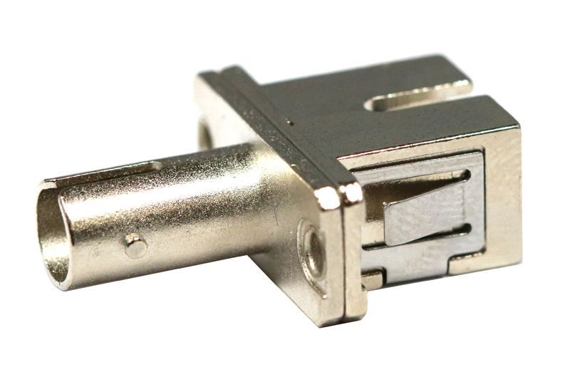 ST-SC Fiber Optic Adapter Simplex Single-mode Blue Full Flange (OASS-TFSSFS-FXD)
