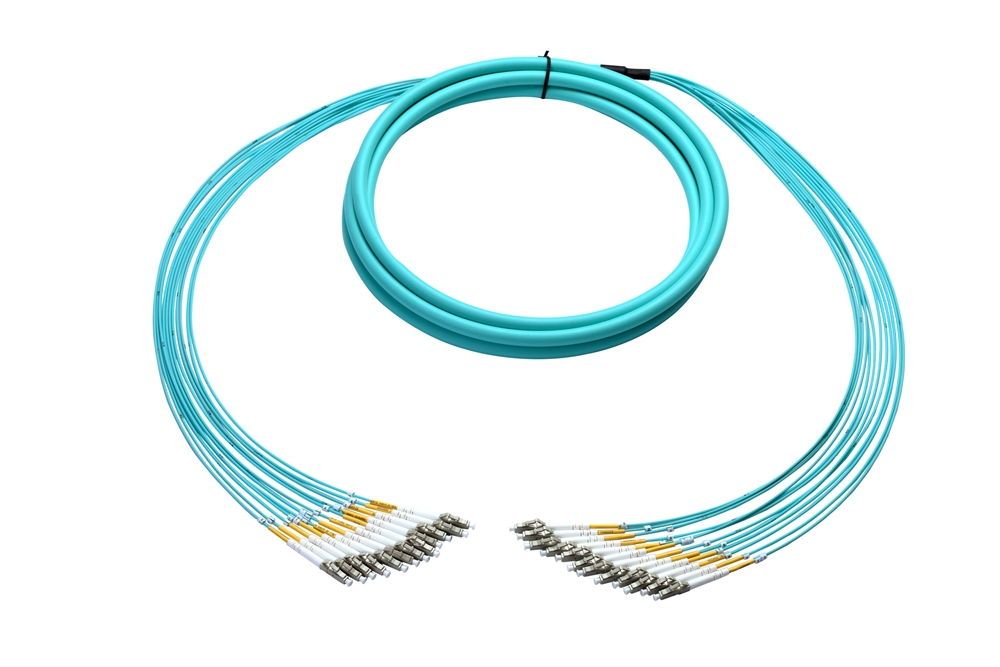 OptoSpan LCLC-FM414NXR15 OM4 Fan-Out Fiber Cable