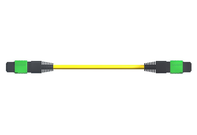 OptoSpan MCMC-KS224LXPCD OS2 Plenum 100G MTP Connector (24F) Armored Fiber Optic Cable
