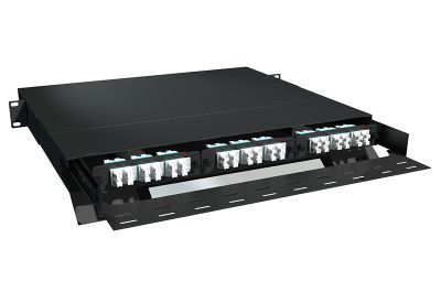 72 Port LC LGX Fiber Patch Panel 1U Rack Mount Multimode (HPP3-LDAX00-1XF)