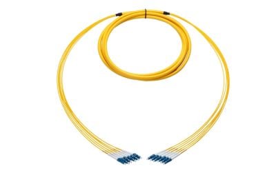 OptoSpan LCLC-FS206LXP05 OS2 Plenum Armored Breakout Cable