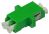 Fiber Optic Adapter LC APC Single-mode Duplex Full Flange