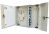 1728 Fiber MMC Adapter Multimode WM-48 Wall Mount Patch Panel (WPP4-JCWJCW-1XT)