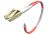 OptoSpan LCLC-SM102L3P0C OM1 Plenum Armored Patch Cable