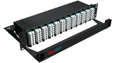 288 Port Fiber Optic Patch Panel 2U Multimode OM4 MTP-LC (EPM4-LDGVZW-2AT)