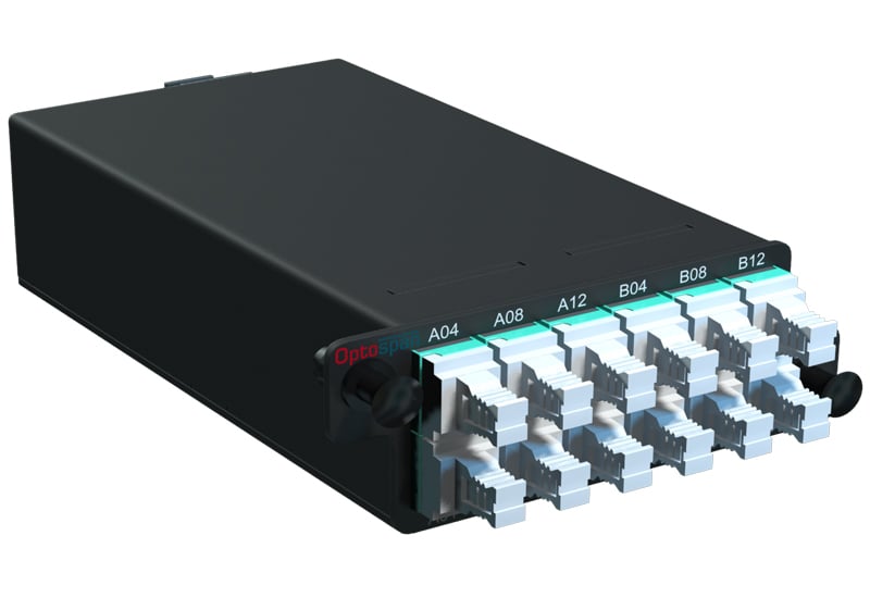 24 Port 1U Fiber Optic Patch Panel Single mode MTP-LC