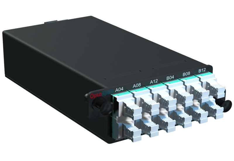 48 Port 1U Fiber Optic Patch Panel Single mode MTP-LC