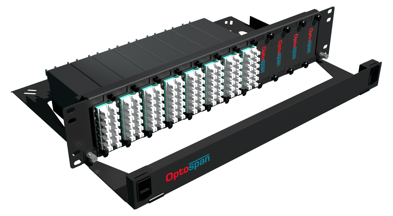 192 Port High Density Fiber Optic Patch Panel 2U Multimode 24F MTP-LC (EPM4-LDEVWT-2AT)