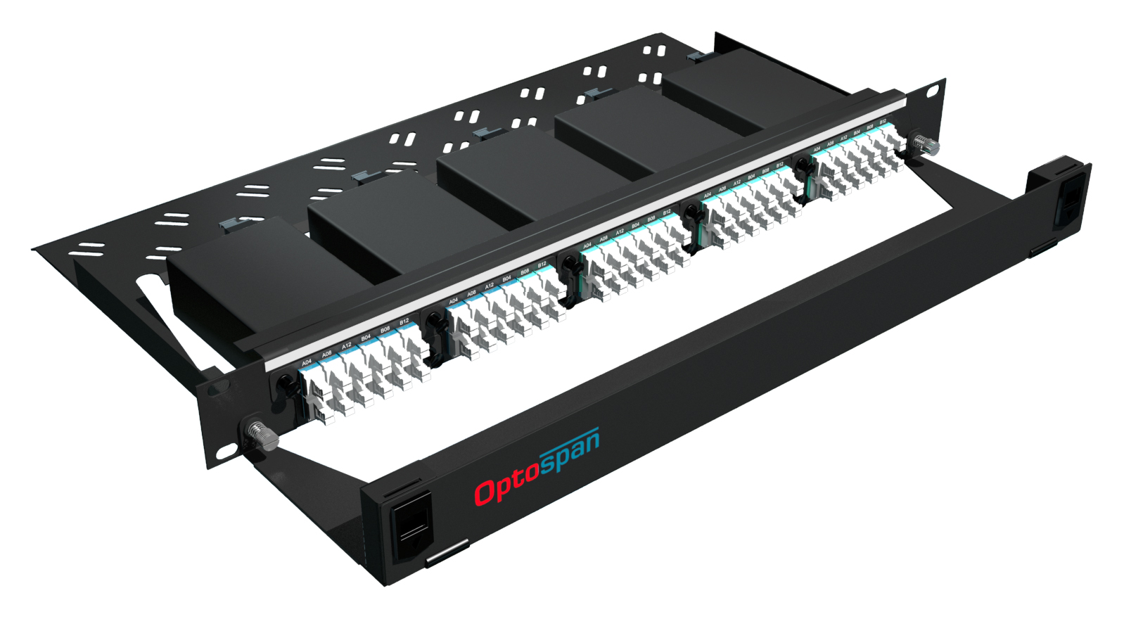 120 Port Fiber Optic Patch Panel 1U Multimode OM4 MTP-LC 120 Port Fiber Optic Patch Panel 1U Multimode OM4 MTP-LC