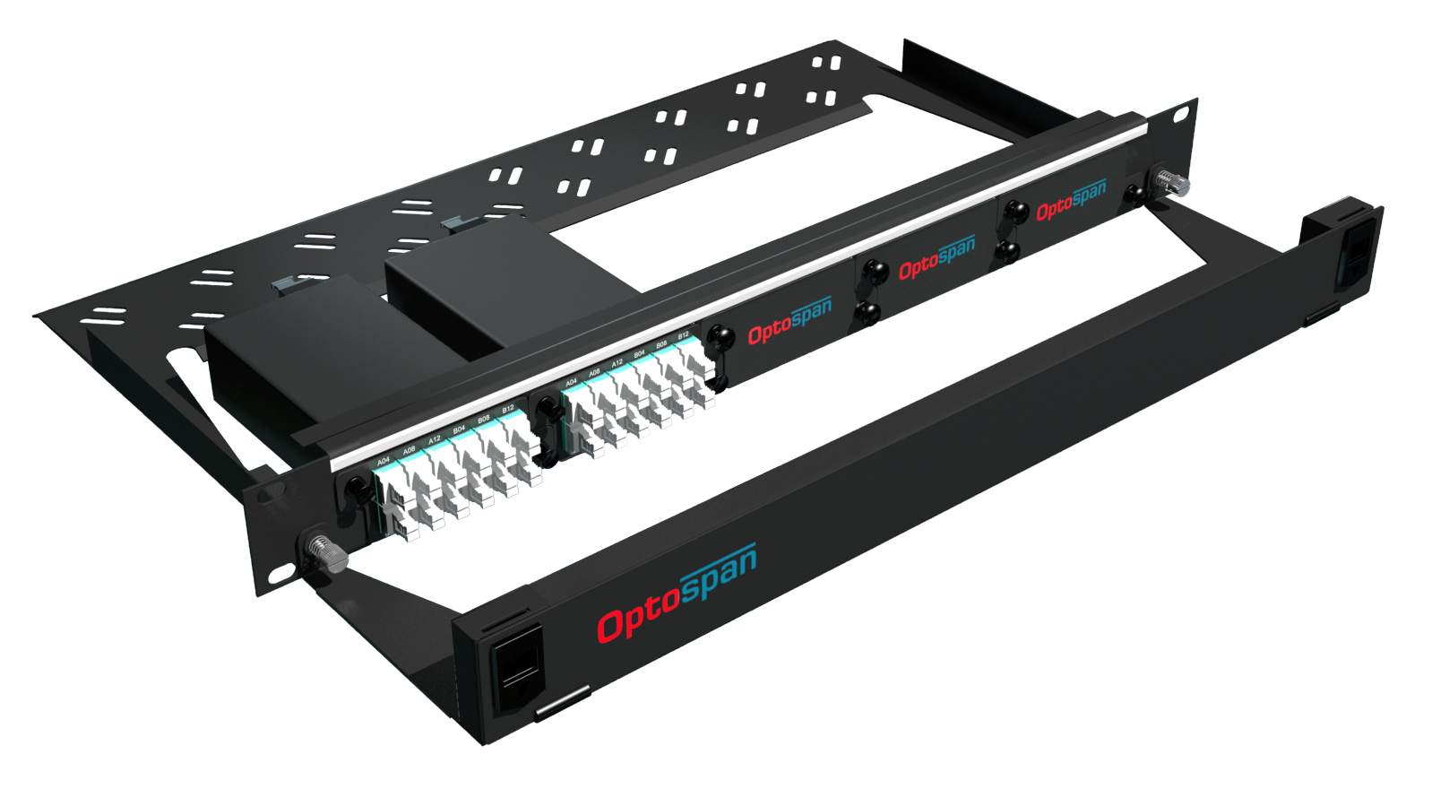 48 Port Fiber Optic Patch Panel 1U Multimode OM4 MTP-LC (EPM4-LDWVZQ-1AT)