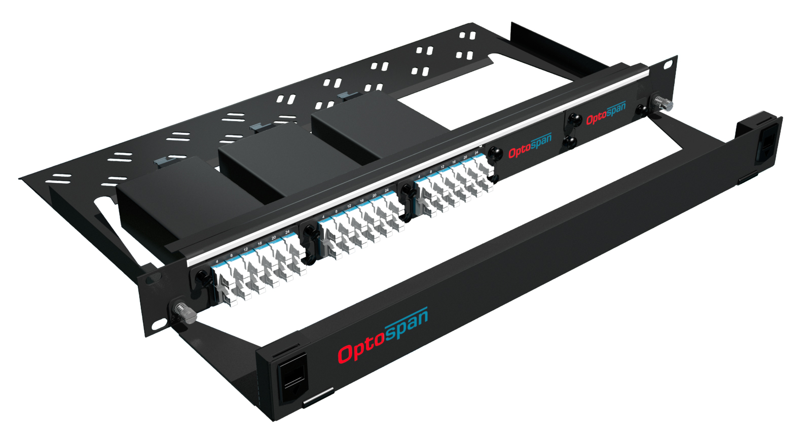 72 Port Fiber Optic Patch Panel 1U Single mode 24F MTP-LC (EPM9-LDAVWR-1AT)