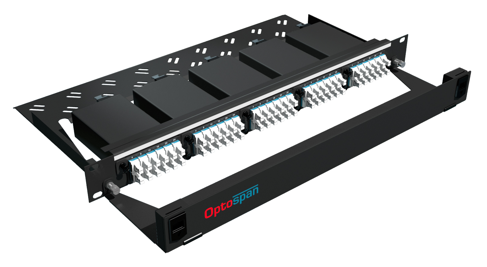 120 Port Fiber Optic Patch Panel 1U Single mode 24F MTP-LC 120 Port Fiber Optic Patch Panel 1U Single mode 24F MTP-LC