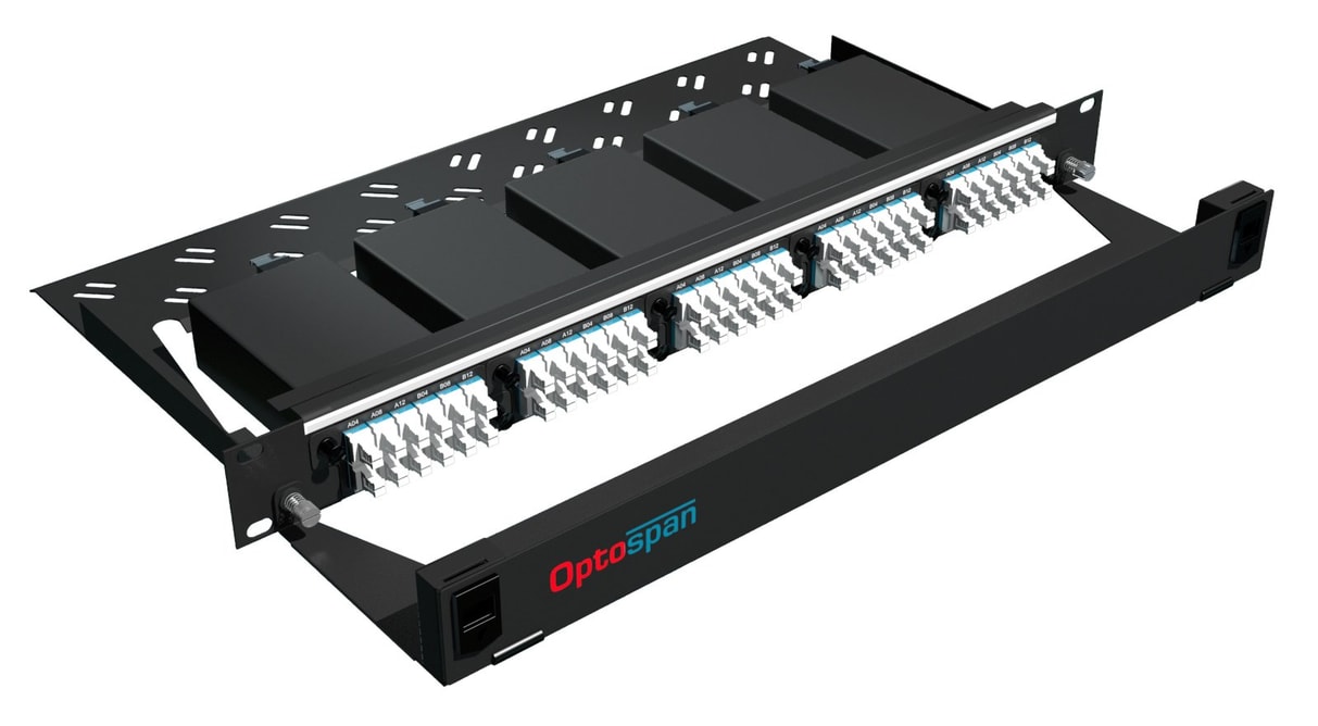 120 Port 1U Fiber Optic Patch Panel Single mode MTP-LC (EPM9-LDJVZL-1AT)