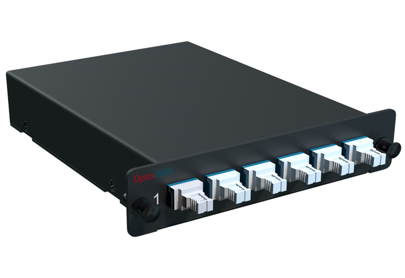 1U LGX Fiber Patch Panel 12 Port LC-MTP Single mode