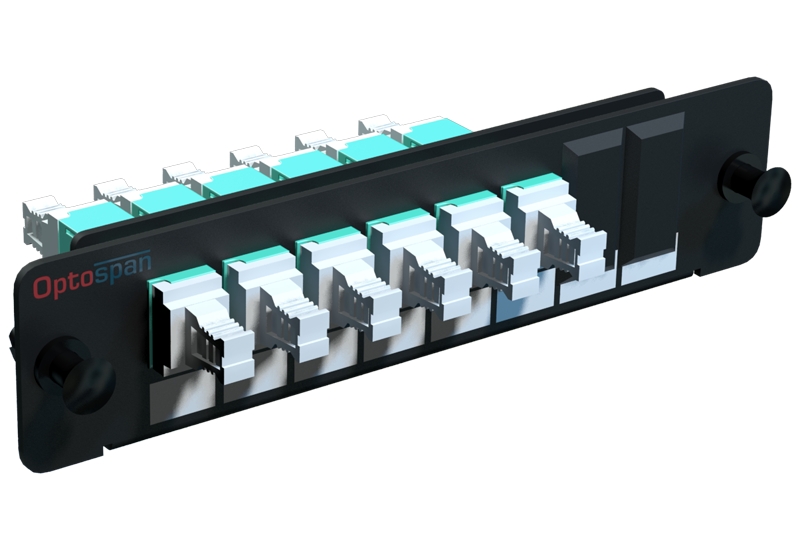 12 LC Multimode LGX Fiber Adapter Panel - High Density 12 LC Multimode LGX Fiber Adapter Panel - High Density