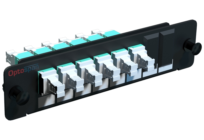 36 Port LC LGX Fiber Patch Panel 1U Rack Mount Multimode