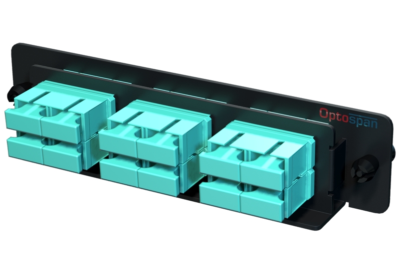 12 SC Multimode LGX Fiber Adapter Panel - High Density