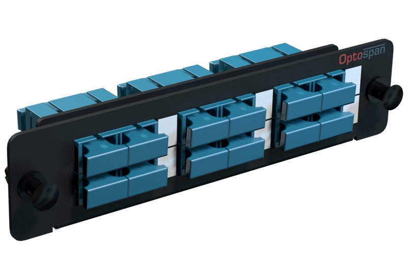 12 Port LGX Fiber Patch Panel SC 1U Rack Mount Single mode