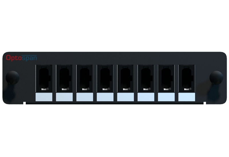 8 MPO LGX Fiber Adapter Panel - High Density