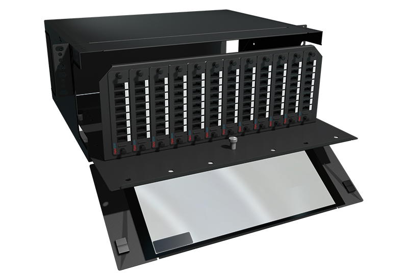 96 Port MPO LGX Fiber Patch Panel 4U Rack Mount Multimode