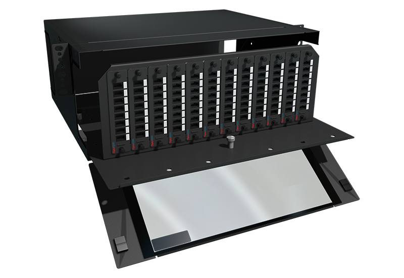 96 Port LGX Fiber Patch Panel MPO 4U Rack Mount Single mode (HPP9-QZEX00-4XF)