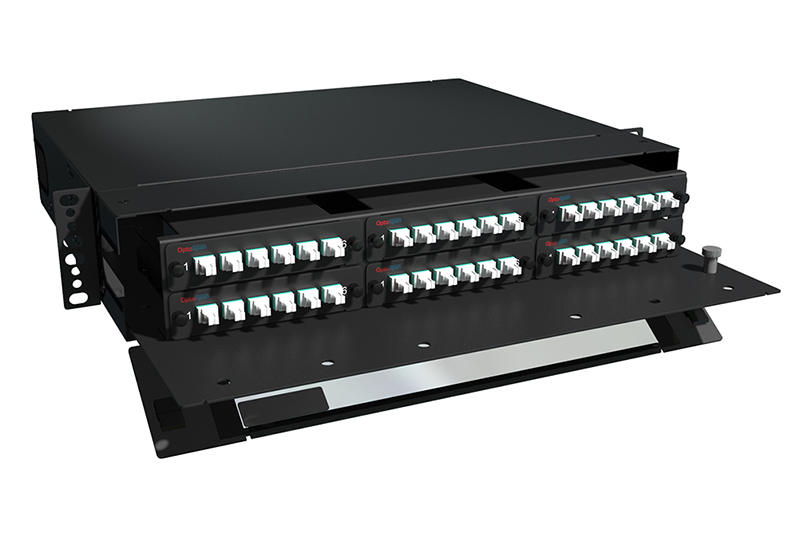 2U LGX Fiber Patch Panel 72 Port LC-MTP Multimode 2U LGX Fiber Patch Panel 72 Port LC-MTP Multimode