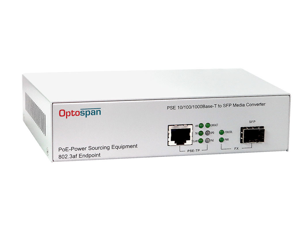 2km PoE Media Converter Gigabit Ethernet to Fiber Single-mode 2km PoE Media Converter Gigabit Ethernet to Fiber Single-mode