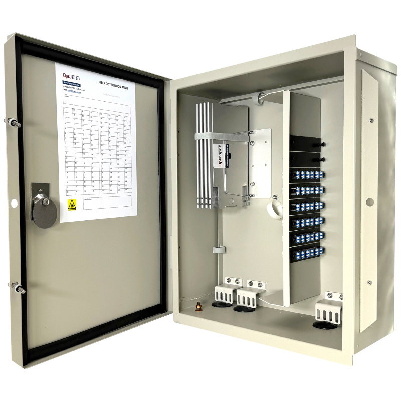 72 Fiber LC Adapter Single-mode NP-96 Outdoor Waterproof Splice/Termination Panel (NPP9-LDALDA-2ST)