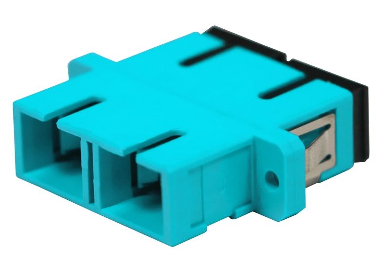 Fiber Optic Adapter SC Multimode (OM3/OM4) Duplex Full Flange Fiber Optic Adapter SC Multimode (OM3/OM4) Duplex Full Flange