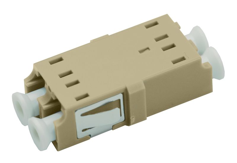 Fiber Optic Adapter LC Multimode Duplex No Flange Fiber Optic Adapter LC Multimode Duplex No Flange