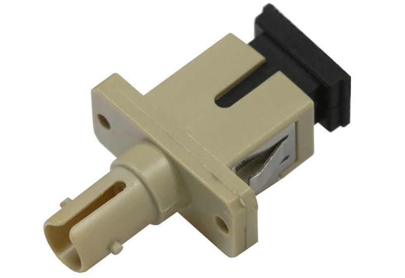 Fiber Optic Adapter ST Multimode Simplex Full Flange Fiber Optic Adapter ST Multimode Simplex Full Flange