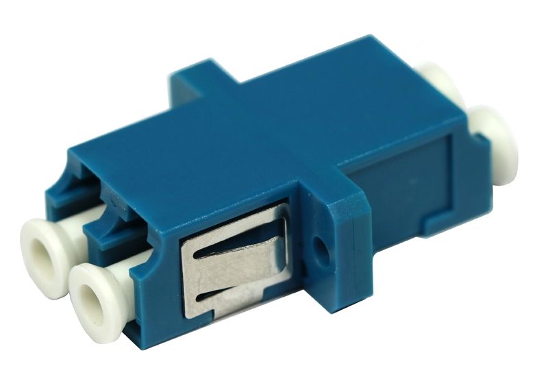Fiber Optic Adapter LC Single-mode Duplex Full Flange Fiber Optic Adapter LC Single-mode Duplex Full Flange