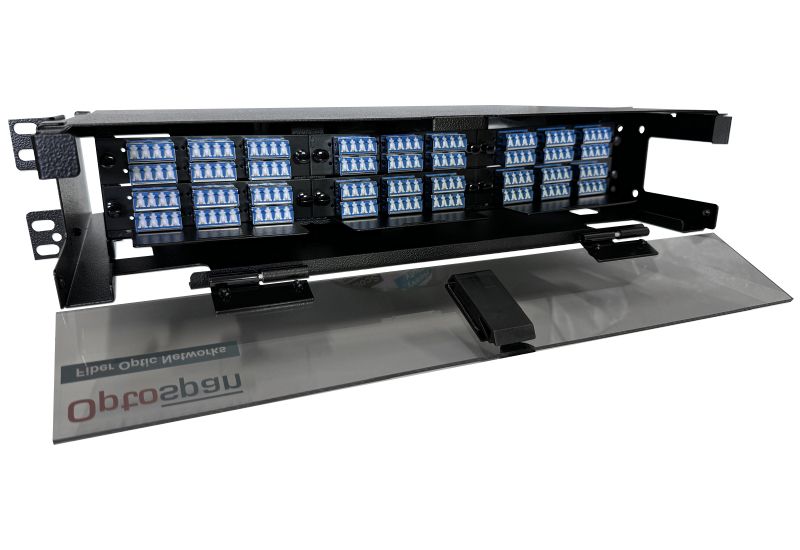144 Fiber LC Adapter Single-mode 2U RM-72 Rack Mount Patch Panel (SPP9-LDCLDC-2XT)