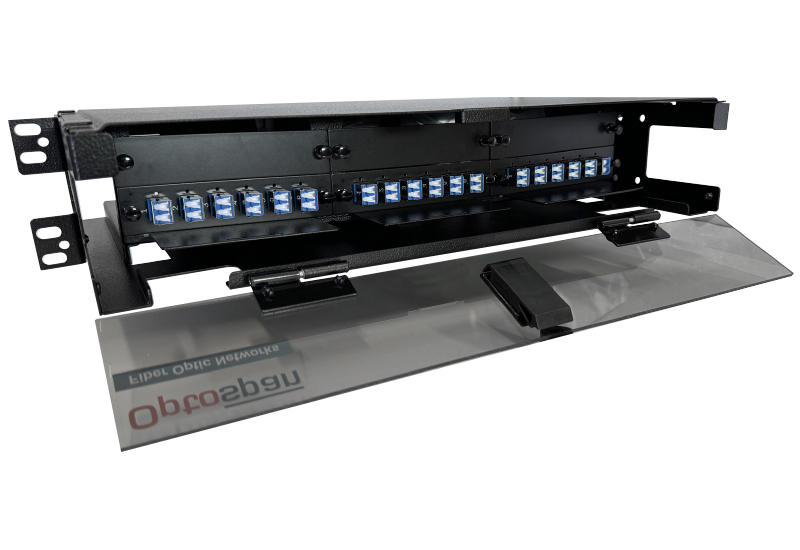 36 Fiber LC Adapter Single-mode 2U Rack Mount Splice/Termination Panel 36 Fiber LC Adapter Single-mode 2U Rack Mount Splice/Termination Panel
