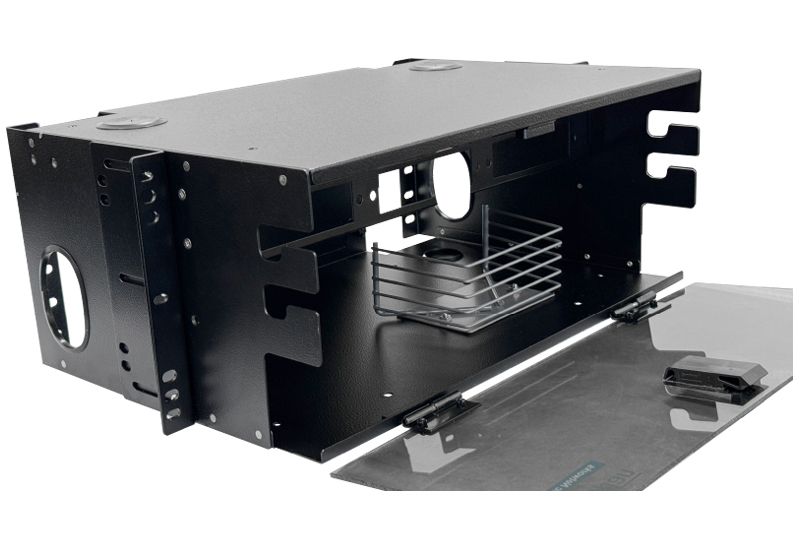 144 Fiber MTP-LC Cassette Multimode 4U Rack Mount Patch Panel