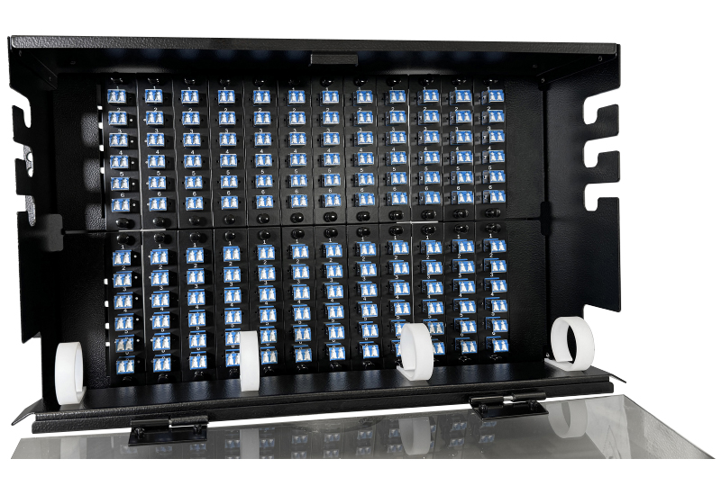 288 Fiber MTP-LC Cassette Single-mode 6U Rack Mount Distribution Panel
