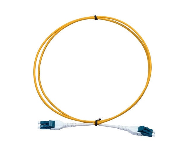 Uniboot Fiber Patch Cable, Duplex, LC-LC Uniboot, Single-mode, 65ft