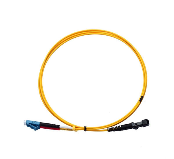 Plenum Fiber Optic Cable, Duplex, MTRJ-LC, Single-mode, 30 Meter